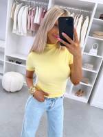 Sārts Elastīgs Un Maigs Tops