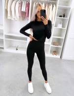 Brūns Divdaļīgs Formējošs Elastīga Auduma Komplekts