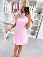 Kollane Volangidega Kleit