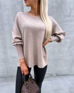 Light Beige Soft Sweater
