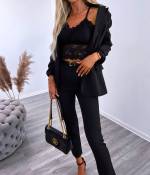 Punane Venivast Pitsist Crop Top