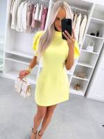 Roheline Volangidega Kleit