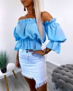 Roosa Sifoonist Crop-top