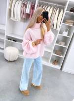 Helebeež Kõrge Kaelusega Oversized Kudum