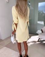 Yellow Flowy Dress