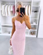 Sinine Veniv Pitsist Bodycon Kleit