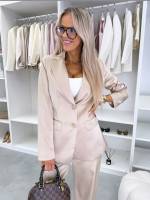 Pruun Nööpidega Pintsak