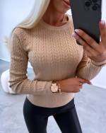 White Stretch Sweater