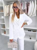 Pruun Nööpidega Pintsak