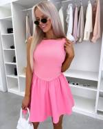 Roosa Skater Stiilis Kleit
