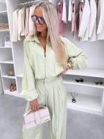 Zaļš Ērts Divdaļīgs Komplekts