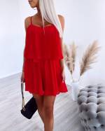 Черный Комбинезон со складками