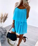 Черный Комбинезон со складками