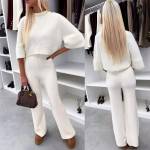 Черный Мягкие и эластичные брюки прямого кроя