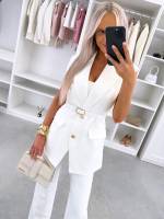 Kollane Vööga Vestjakk