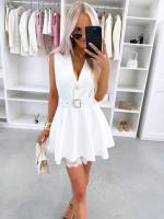 Heleroosa Vööga Jumpsuit