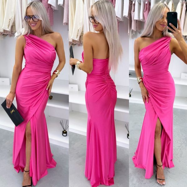 Fuksia Lõhikuga Maksikleit