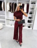 Brązowy Miękkie Spodnie Z Cekinami