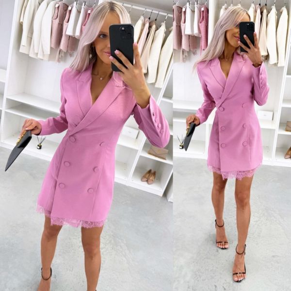 Sārts Pieguļoša žaketes Stila Kleita