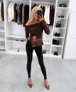 Jasny Beż Top Z Elastycznej Koronki Jasny Beż Top Z Elastycznej Koronki