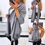 Black Soft Scarf