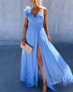 Light Blue Tulle Dress