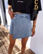 Blue Denim Skort