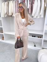 Pruun Nööpidega Pintsak