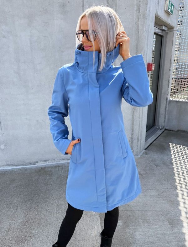 Zila Garāka Softshell Pavasara/rudens ūdensizturīga Parka