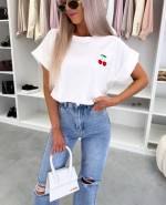 Kollane Oversized T-särk