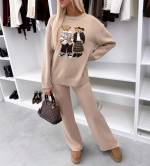 Белое Стильный и уютный свитер