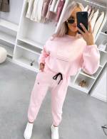 Светло-розовый Комплект из двух платьев