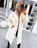 Must Kerge Ja Pehme Trukkidega Mantel