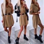 Melns Kleita Krekls Ar Jostu