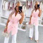 Kollane Vööga Vestjakk