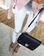 Pink Spacious Shoulder Bag