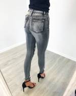 Grey Gray Stretch Jeans