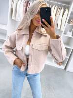 Серый Куртка Oversized на молнии