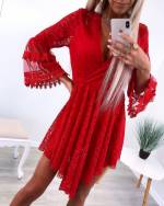 Fuksia Pitsist Jumpsuit