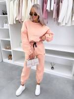 Светло-розовый Комплект из двух платьев