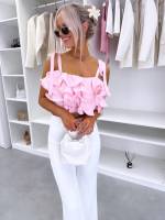 Helebeež Volangidega Crop-top