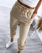 Grey Casual Pants