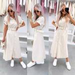 Brūns Kleita Ar Jostu