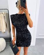 Roheline Pehmete Litritega Bodycon Kleit