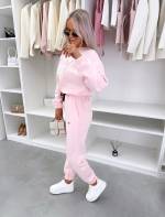 Светло-розовый Комплект из двух платьев