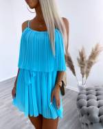 Черный Комбинезон со складками