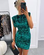 Žalias Pehmete Litritega Bodycon Kleit