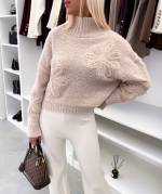 Светло-бежевый Мягкий уютный свитер