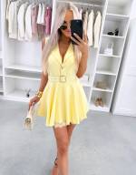 Heleroosa Vööga Jumpsuit
