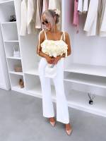 Helebeež Volangidega Crop-top